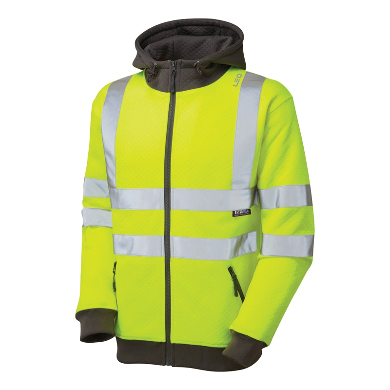 LEO Class 3 SAUNTON Full Zip Hooded Sweatshirt