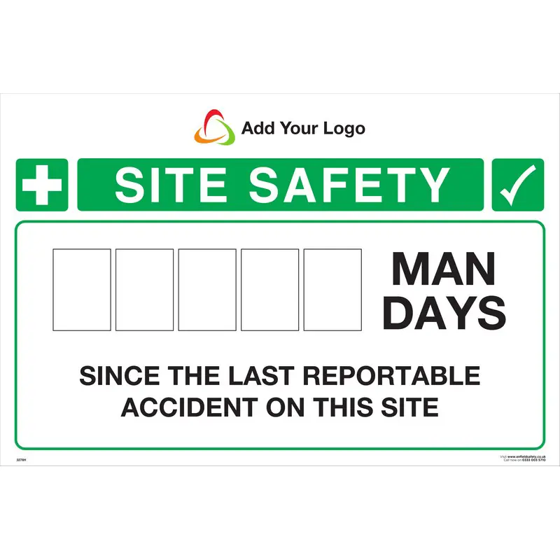 Site Safety Man Days With Dry Wipe