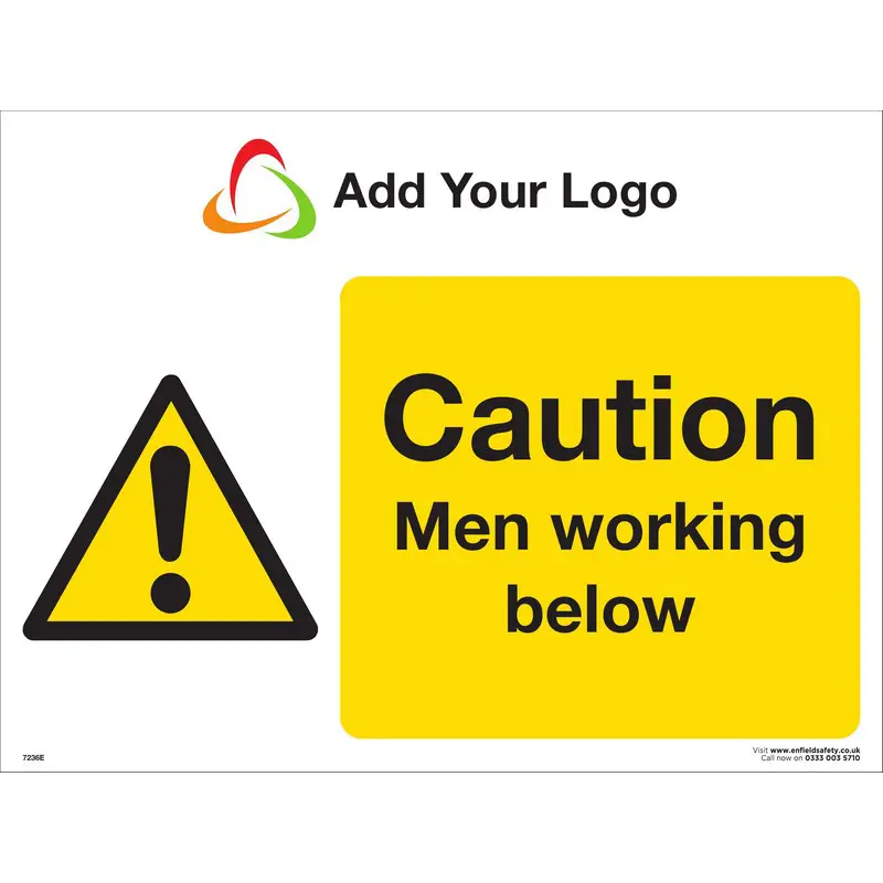 Caution Men Working Below