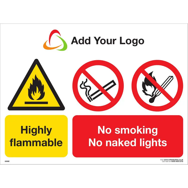 Highly Flammable No Smoking No Naked LigHTS