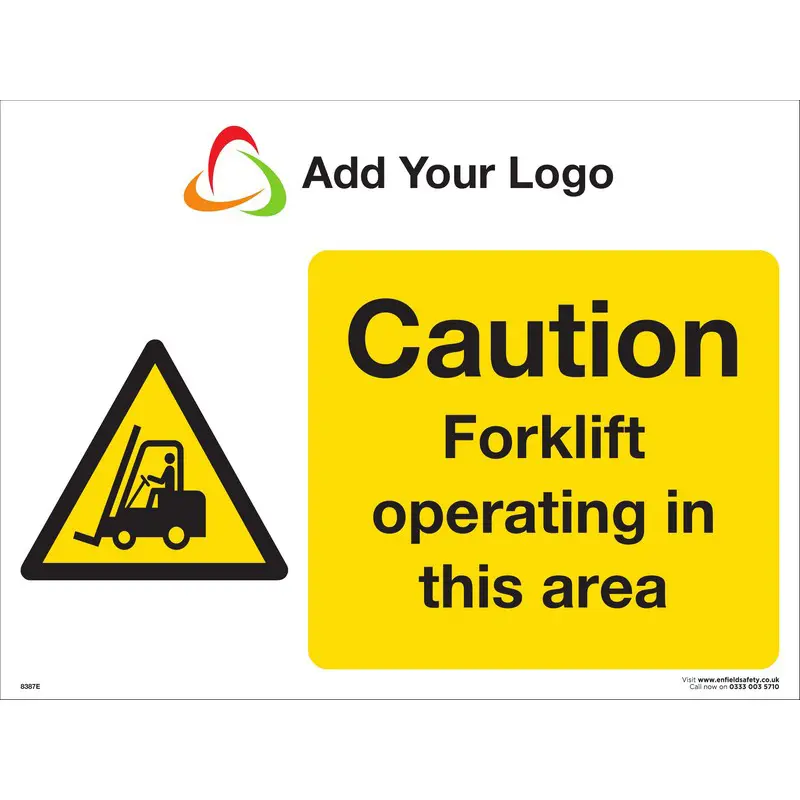 Caution Forklift Operating in This Area