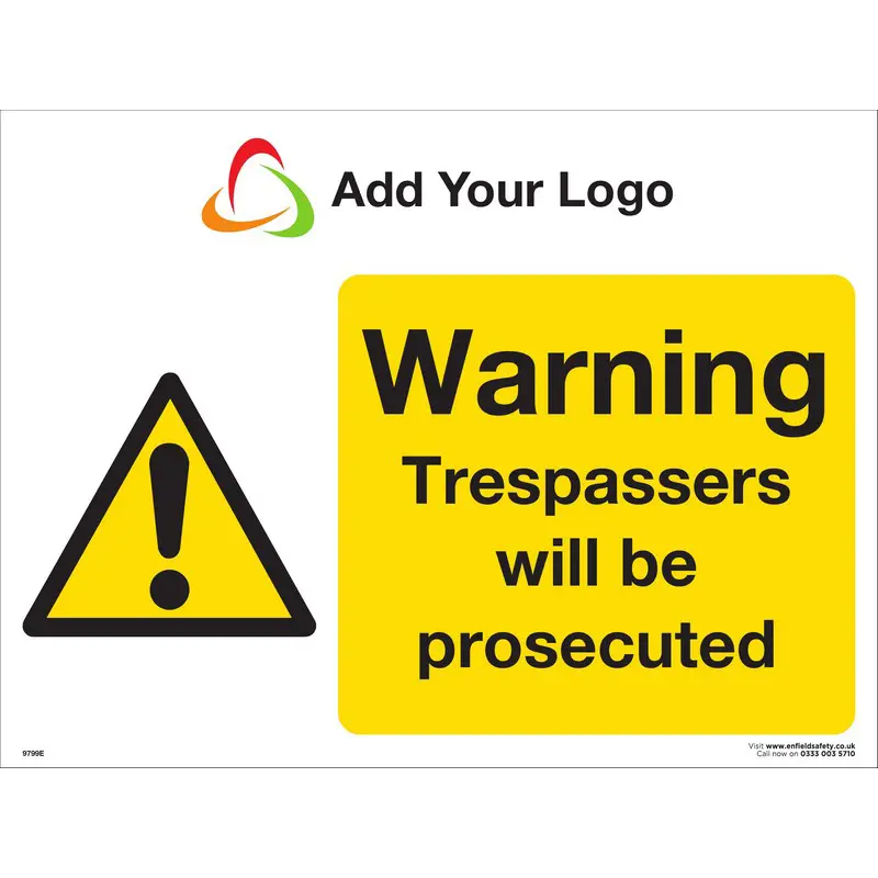 Warning Trespassers Will be Prosecuted