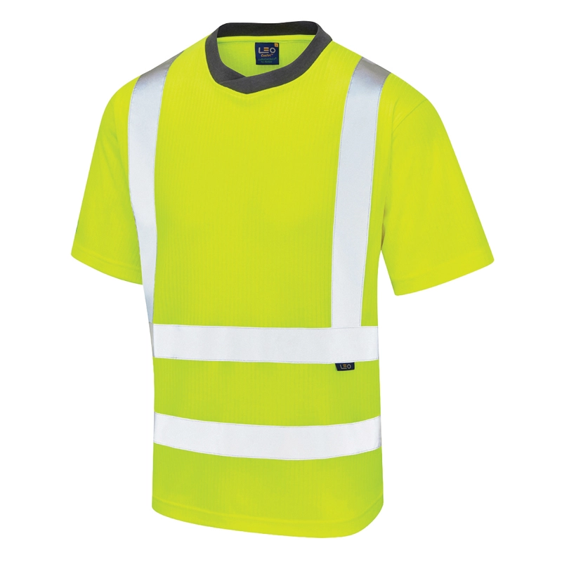 Hi-vis short sleeve tee shirt