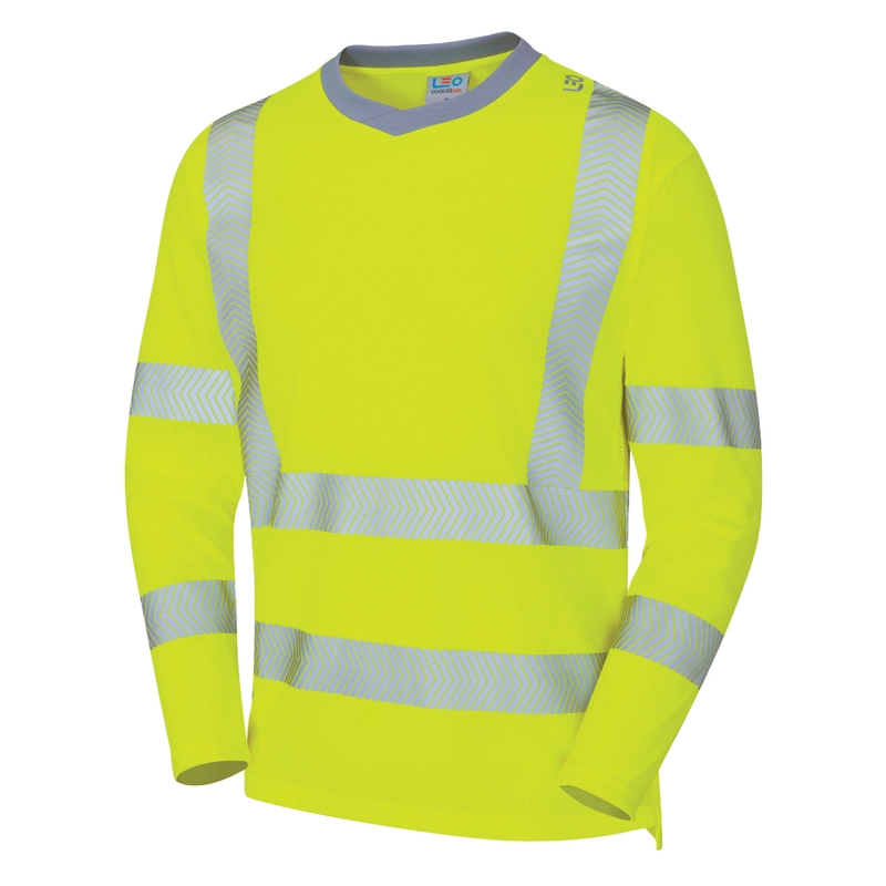 LEO Class 3 RIVERTON Comfort EcoViz Sleeved Tshirt