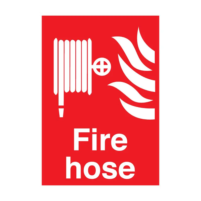 Fire Hose 230mm x 330mm Rigid Plastic