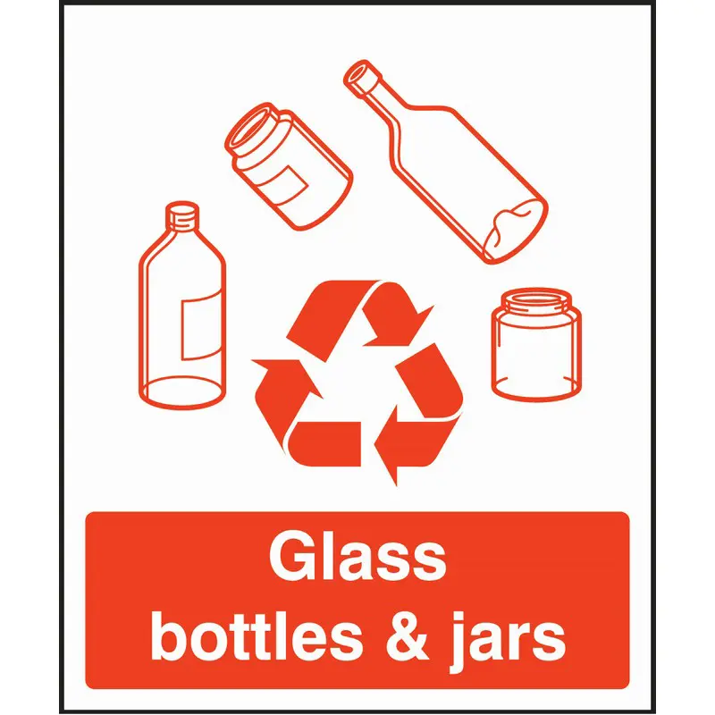 Bottles/Jars Recycling Sign