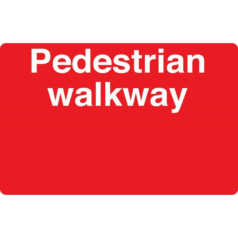 Pedestrian Walkway 660mm x 460mm Rigid Plastic