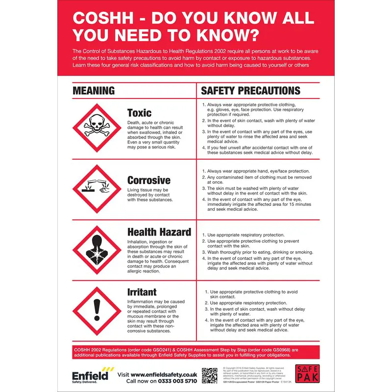 Coshh Poster