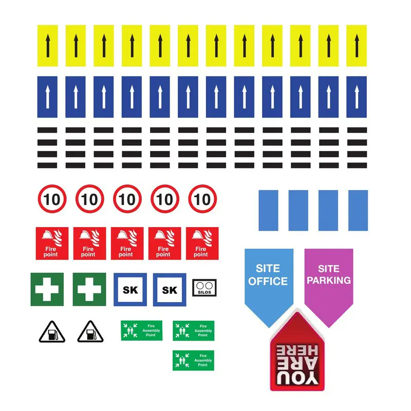 Magnet Set Traffic Management 1 Set