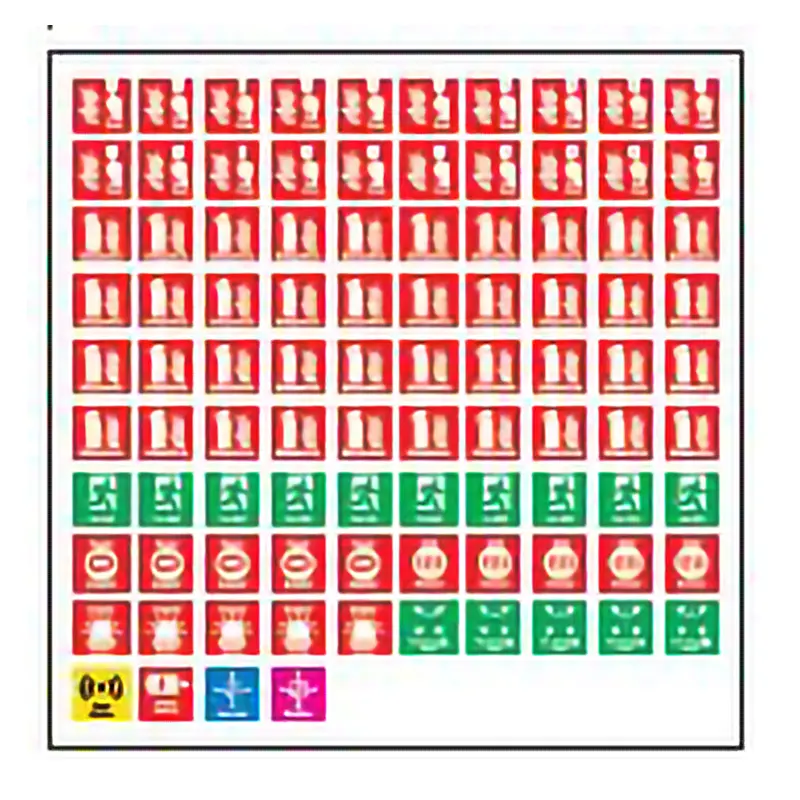 Fire Magnet Set for Fire Safety Plan