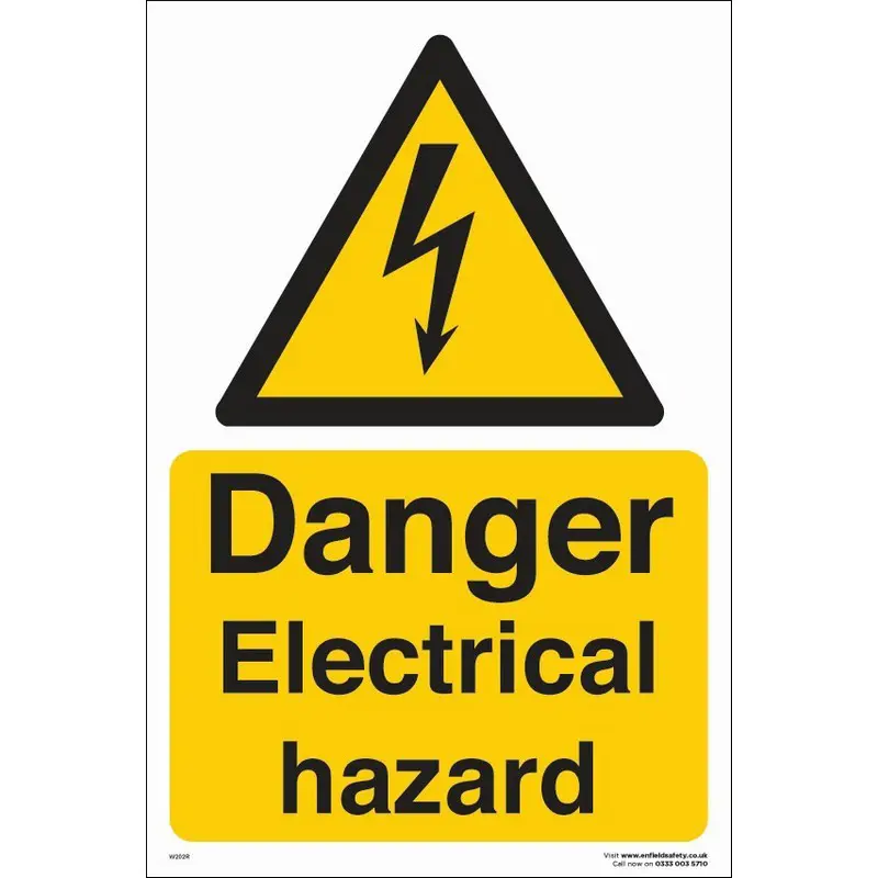 Electrical Hazard Sign