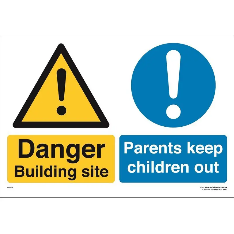 Building Site Parents Keep Children Out