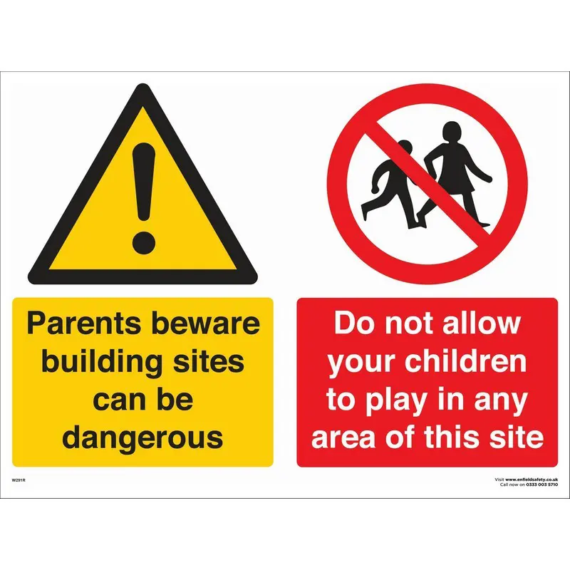 Building Site Parents Keep Children Out