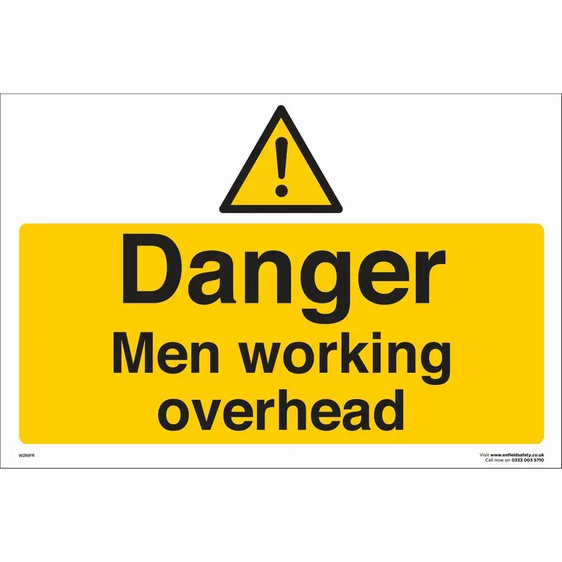 Men Working Overhead 660mm x 460mm Folded